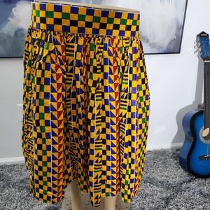 Ankara skirt. %100 Cotton African Print